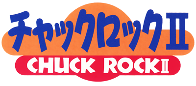 Chuck Rock II: Son of Chuck logo for Sega Mega Drive